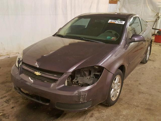 1G1AL15F667626160 - 2006 CHEVROLET COBALT LT PURPLE photo 2