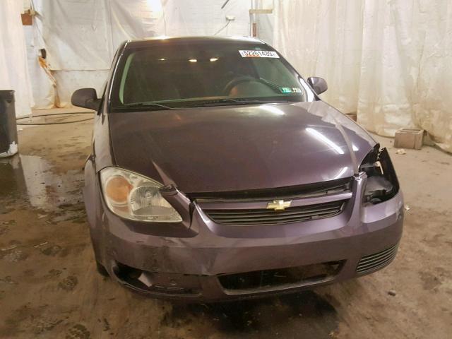 1G1AL15F667626160 - 2006 CHEVROLET COBALT LT PURPLE photo 9