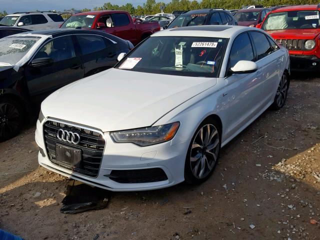 WAUHGAFCXCN143516 - 2012 AUDI A6 PRESTIG WHITE photo 2