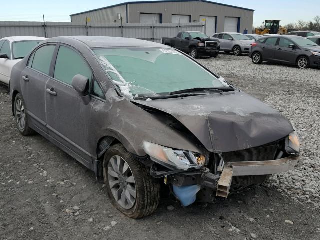 2HGFA1F92AH560989 - 2010 HONDA CIVIC EXL GRAY photo 1