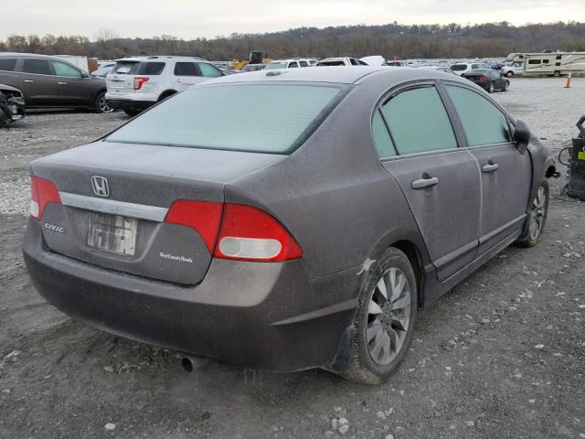 2HGFA1F92AH560989 - 2010 HONDA CIVIC EXL GRAY photo 4