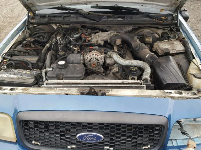 2FAHP71V08X131093 - 2008 FORD CROWN VICT BLUE photo 7