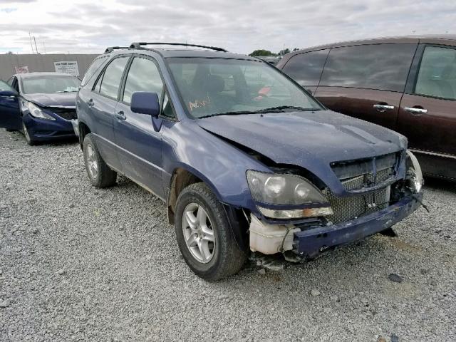 JT6HF10U5Y0101631 - 2000 LEXUS RX 300 BLUE photo 1