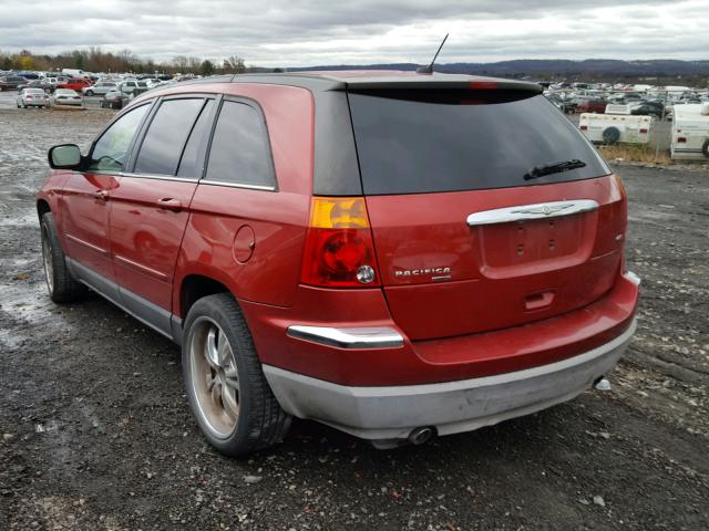 2A8GM68XX7R364233 - 2007 CHRYSLER PACIFICA T RED photo 3