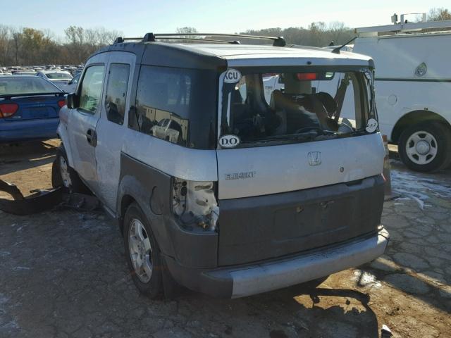 5J6YH28553L019518 - 2003 HONDA ELEMENT EX SILVER photo 3