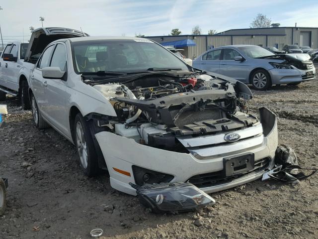 3FAHP0HA0CR135372 - 2012 FORD FUSION SE WHITE photo 1