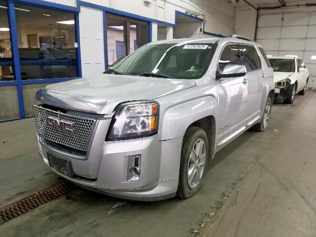 2GKFLZEK8D6132036 - 2013 GMC TERRAIN DE SILVER photo 2