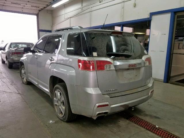 2GKFLZEK8D6132036 - 2013 GMC TERRAIN DE SILVER photo 3