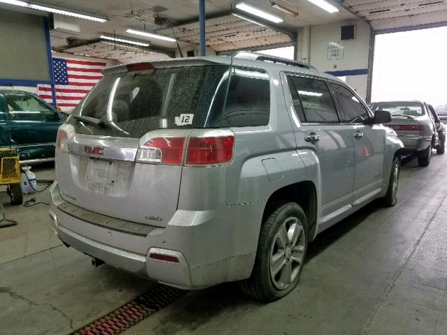 2GKFLZEK8D6132036 - 2013 GMC TERRAIN DE SILVER photo 4