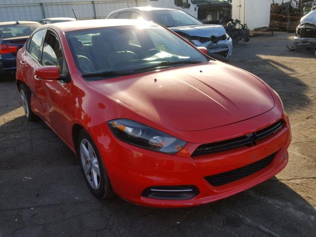 1C3CDFBB7GD667951 - 2016 DODGE DART SXT RED photo 1