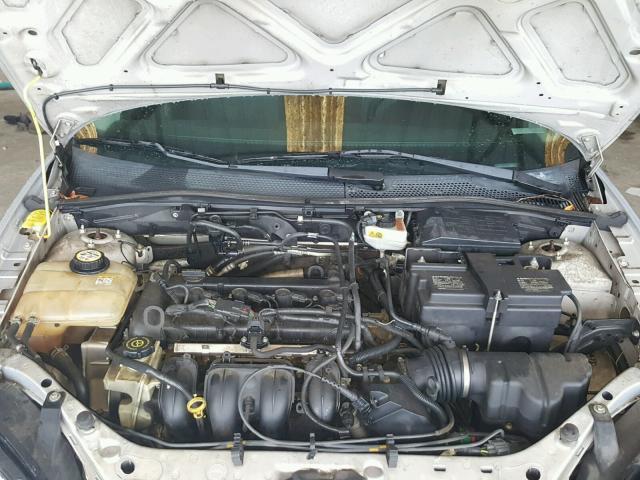 1FAFP34N26W183961 - 2006 FORD FOCUS ZX4 GRAY photo 7