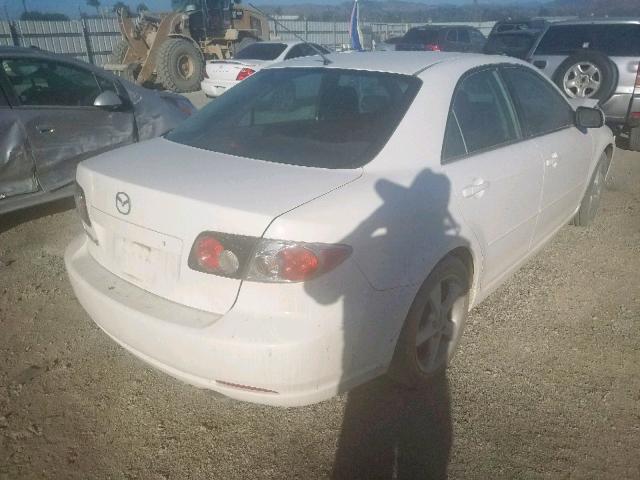 1YVHP80C385M47115 - 2008 MAZDA 6 I WHITE photo 4