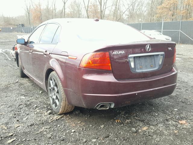 19UUA66225A042456 - 2005 ACURA TL GRAY photo 3