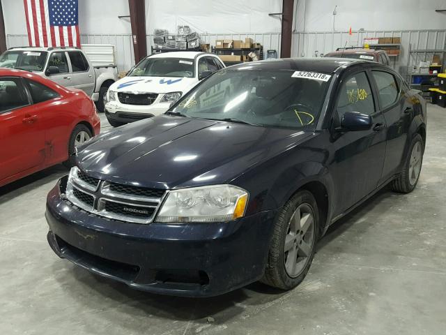 1B3BD2FG6BN528761 - 2011 DODGE AVENGER LU BLACK photo 2