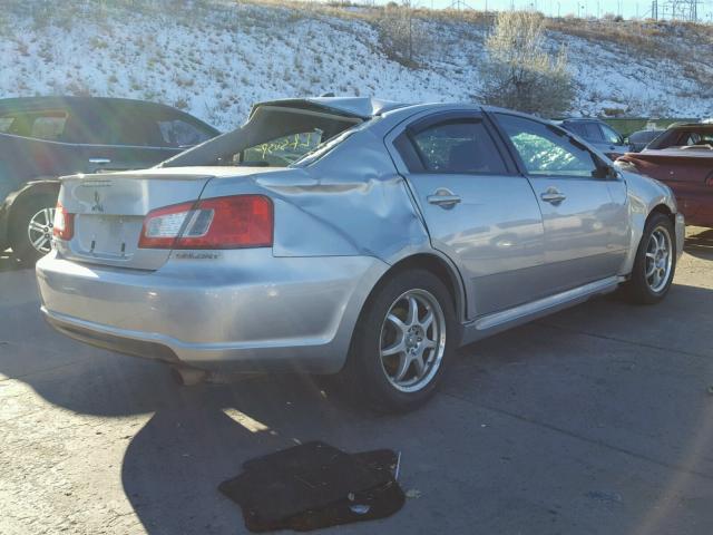 4A3AB76T09E006502 - 2009 MITSUBISHI GALANT SPO SILVER photo 4