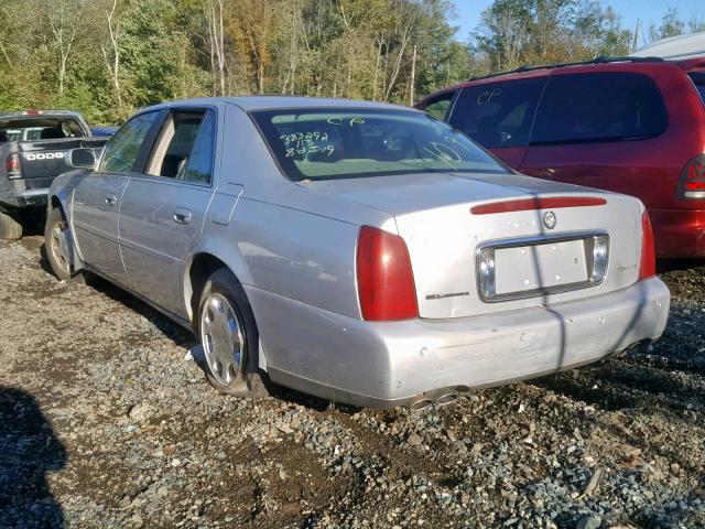 1G6KD54Y81U189603 - 2001 CADILLAC DEVILLE SILVER photo 3