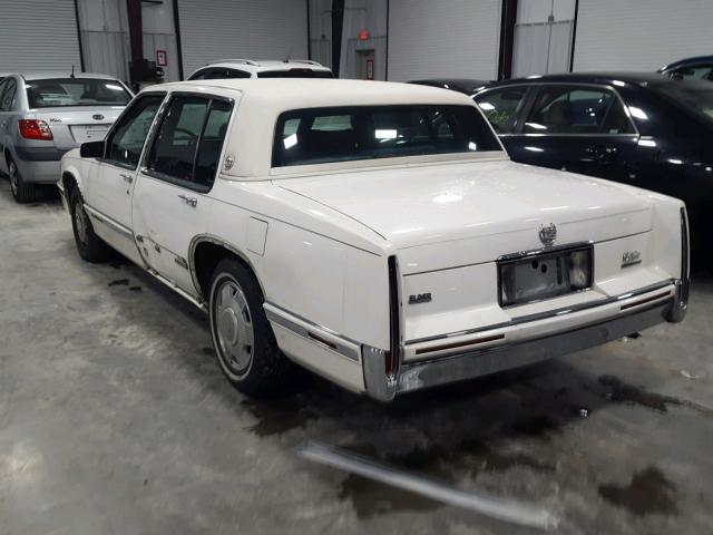 1G6CB53B1M4204065 - 1991 CADILLAC FLEETWOOD WHITE photo 3