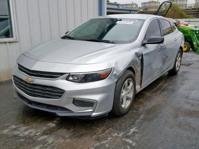 1G1ZB5ST6GF218367 - 2016 CHEVROLET MALIBU LS SILVER photo 2