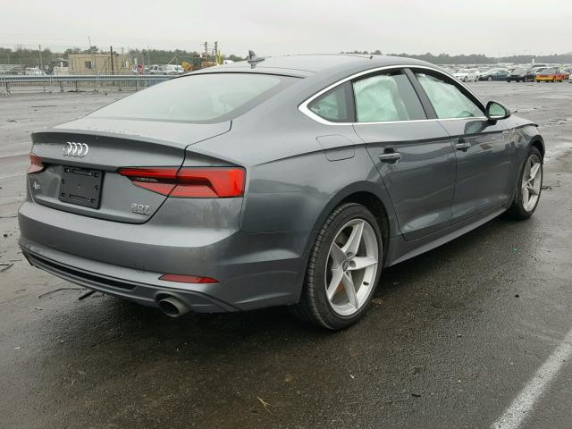 WAUDNCF51JA005188 - 2018 AUDI A5 PREMIUM GRAY photo 4