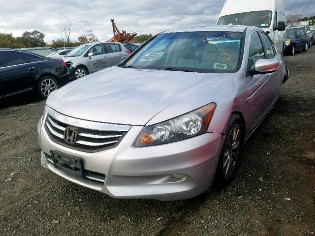 1HGCP3F82CA005269 - 2012 HONDA ACCORD EXL GRAY photo 2