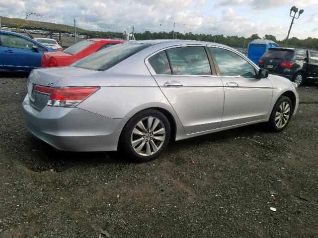 1HGCP3F82CA005269 - 2012 HONDA ACCORD EXL GRAY photo 4