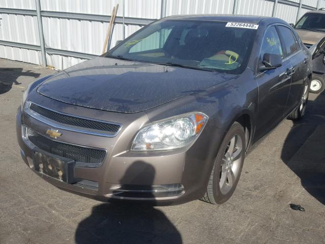 1G1ZC5E1XBF293072 - 2011 CHEVROLET MALIBU 1LT BROWN photo 2