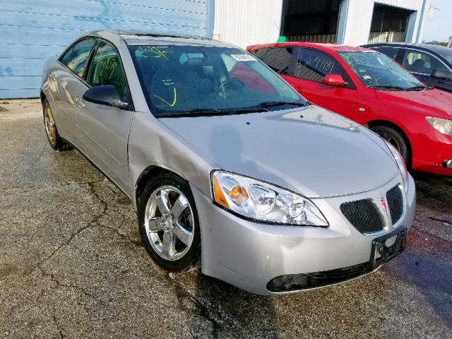 1G2ZH578164119500 - 2006 PONTIAC G6 GT SILVER photo 1