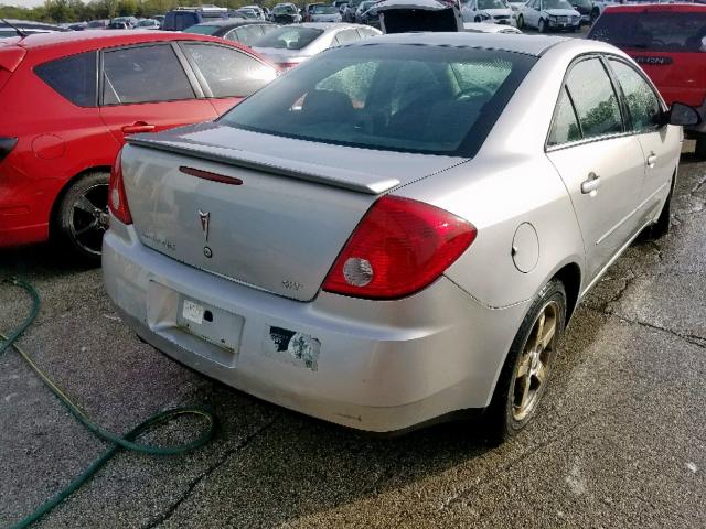 1G2ZH578164119500 - 2006 PONTIAC G6 GT SILVER photo 4