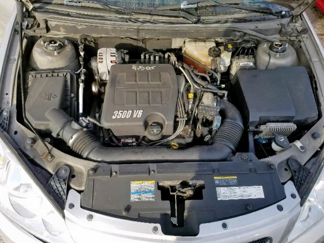 1G2ZH578164119500 - 2006 PONTIAC G6 GT SILVER photo 7