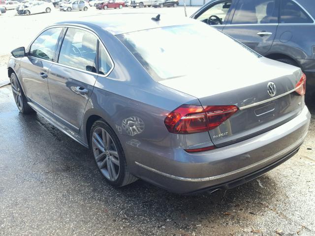 1VWDT7A32HC077292 - 2017 VOLKSWAGEN PASSAT R-L GRAY photo 3