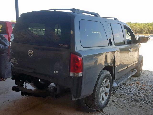 5N1AA08BX4N742837 - 2004 NISSAN ARMADA SE TWO TONE photo 4