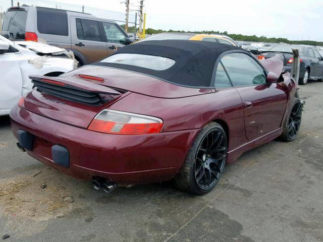 WP0CA2990XS653417 - 1999 PORSCHE 911 CARRER BURGUNDY photo 4