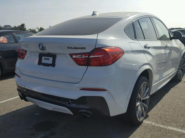 5UXXW7C54J0W65318 - 2018 BMW X4 XDRIVEM WHITE photo 4