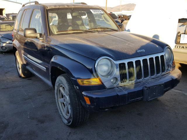 1J4GL58K86W271350 - 2006 JEEP LIBERTY LI BLUE photo 1