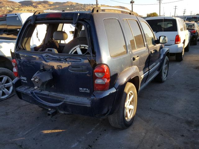 1J4GL58K86W271350 - 2006 JEEP LIBERTY LI BLUE photo 4