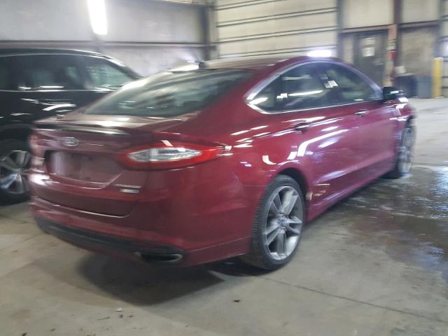 3FA6P0D98ER288216 - 2014 FORD FUSION TIT RED photo 4