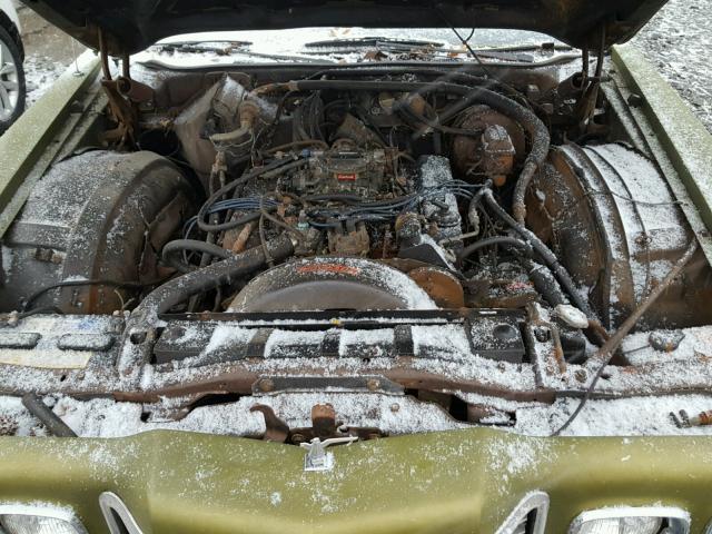 3Y87N106139 - 1973 FORD THUNDERBIR GREEN photo 7