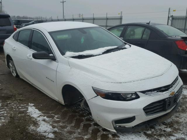1G1ZB5ST1GF217496 - 2016 CHEVROLET MALIBU LS WHITE photo 1