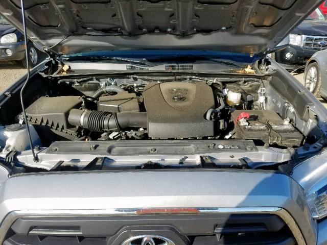 5TFDZ5BN6HX025694 - 2017 TOYOTA TACOMA DOU SILVER photo 7