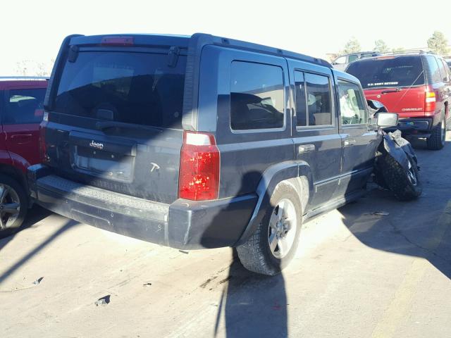 1J8HH48K66C355019 - 2006 JEEP COMMANDER CHARCOAL photo 4