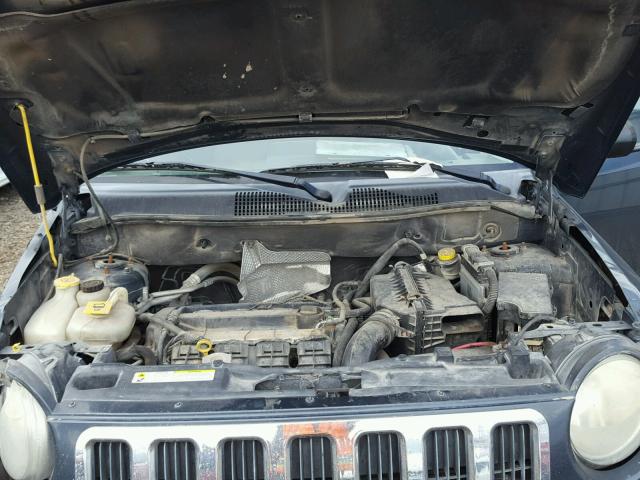 1J8FT470X8D547904 - 2008 JEEP COMPASS SP BLACK photo 7