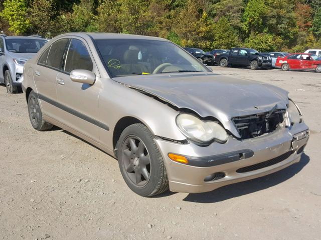 WDBRF61J84F496828 - 2004 MERCEDES-BENZ C 240 TAN photo 1