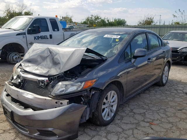 19XFB2F90CE002106 - 2012 HONDA CIVIC EXL 灰色 照片 2