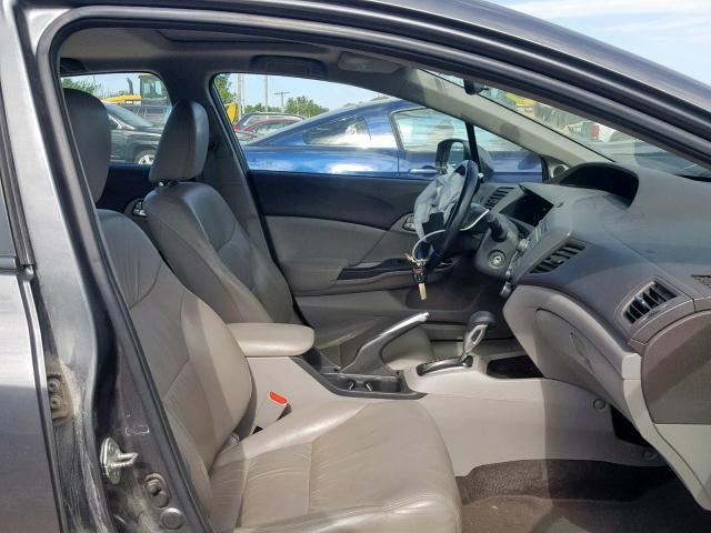 19XFB2F90CE002106 - 2012 HONDA CIVIC EXL 灰色 照片 5