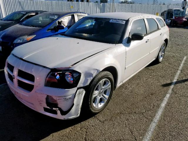 2D4FV47T27H663324 - 2007 DODGE MAGNUM SE WHITE photo 2