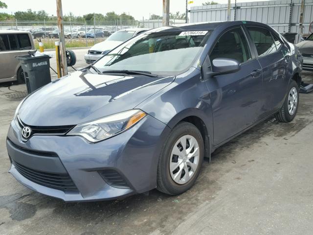 2T1BPRHE4EC018605 - 2014 TOYOTA COROLLA EC 灰色 照片 2