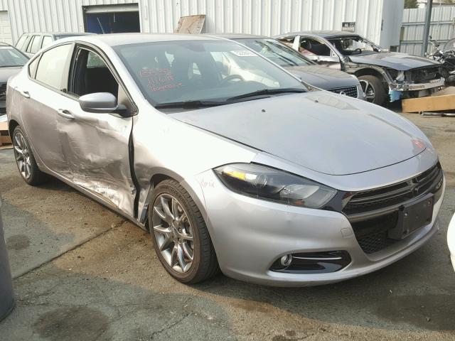 1C3CDFBB4FD238006 - 2015 DODGE DART SXT GRAY photo 1