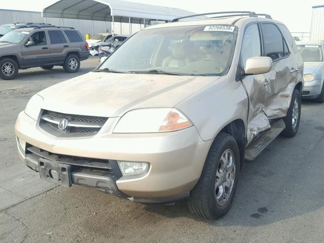 2HNYD18682H545748 - 2002 ACURA MDX TOURIN GOLD photo 2