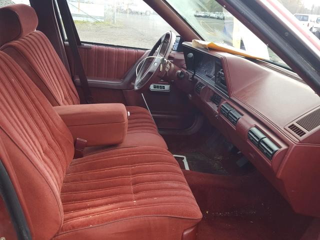 1G3AL54N5N6335872 - 1992 OLDSMOBILE CUTLASS CI ბურგუნდია ფოტო 5