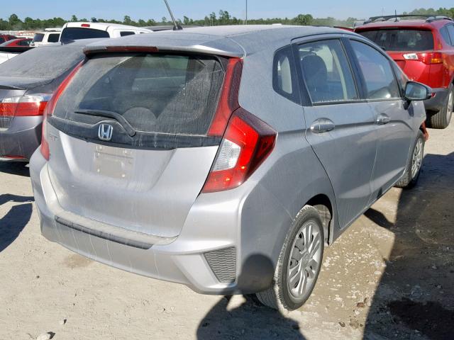 JHMGK5H57GX030540 - 2016 HONDA FIT LX SILVER photo 4